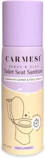 Carmesi Toilet Seat Sanitizer | Kills 99.9% Germs & Eliminates Foul Odour Lavender Liquid Toilet Cleaner
