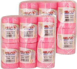 HELPER URINAL CUBE/CAKES ROSE 480GM -2PACK Rose Block Toilet Cleaner