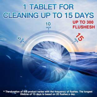 Clefairy Fresh Smell Sustained-Release Technology Auto Toilet Bowl Cleaners Deodorize, Block Toilet Cleaner