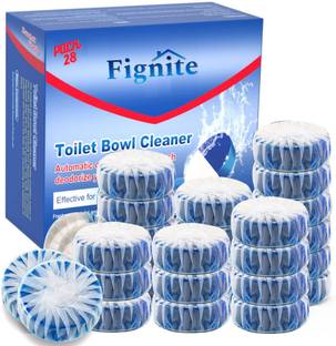 Fignite Fresh Smell Sustained-Release Technology Auto Toilet Bowl Cleaners Deodorize Regular Rim Block