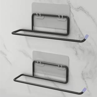 Plantex Heavy Duty Mild Steel Tissue Roll Hanger for Bathroom/Toilet/Lavatory(Pack of 2) Steel Toilet Paper Holder