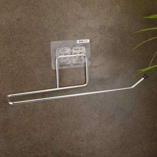SF - Stick Fast Self Adhesive-Series Tissue Roll/ Towel Holder with Adhesive Tape Wall Mount Stainless Steel Toilet Paper Holder