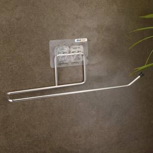 SF - Stick Fast Self Adhesive-Series Tissue Roll/ Towel Holder with Adhesive Tape Wall Mount Stainless Steel Toilet Paper Holder