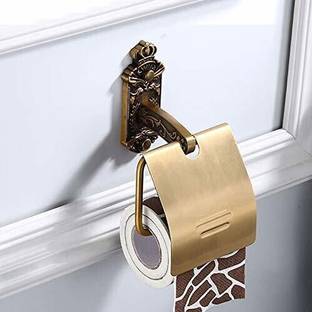 Plantex Antique Aluminum Toilet Paper Roll Holder/Toilet Paper Holder in Bathroom/Kitchen/Bathroom Accessories (Bronze) Aluminium Toilet Paper Holder
