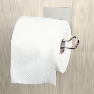 HOKiPO Magic Sticker Series No Drill Bathroom Pack of 1 Stainless Steel Toilet Paper Holder