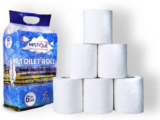 Mistique Toilet Paper Roll 6 in One Value Pack, Super Soft Toilet Paper Roll