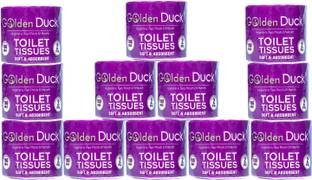 Golden Duck Premium Toilet Tissue Jumbo Roll - Ultra Soft Toilet Paper Roll