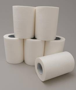 CLEAN SAFE So..Soft -3 Ply Toilet Paper pack of 2 - 140 pulls per roll - Total 280 pulls Toilet Paper Roll