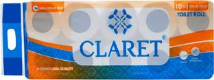 CLARET 10 in 1 (2 PLY) Toilet Paper Roll
