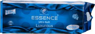 ESSENCE 10 in 1 Blue Ultra Soft luxurious Bathroom Tissue Pack of 1 Toilet Paper Roll