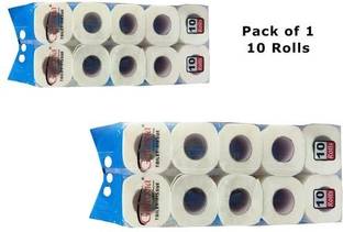 PEARSILK Ultra Soft Highly Absorbent Toilet Tissue (10 Rolls) Toilet Paper Roll