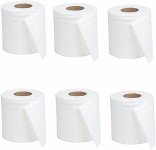 Keen 2 Ply Soft Toilet Tissue Paper Rolls - 100 Sheets (Pack of 6) Toilet Paper Roll