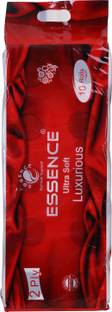 ESSENCE 10 in 1 Red Ultra Soft luxurious Bathroom Tissue Pack of 1 Toilet Paper Roll