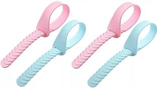 Newvent Toilet Seat Lifting Handle,Toilet Seat Lid Lifter Strap(Pack of 4) Clamp Fit Toilet Seat Lid Lock