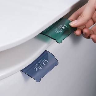 Curated Cart 2 Pcs Toilet Seat Handle, Lid Lifter, Toilet Cover Lifter, Toilet Seat Lifter Custom Fit Toilet Seat Lid Lock