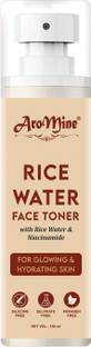 AroMine Niacinamide & Rice Water Alcohol-Free Toner, Tightens Pores, Brightens Skin Men & Women
