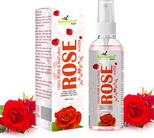 Ayumcure Pure & Natural Rose Water/Skin Toner - Rose water - Gulab Jal - Organic Men & Women