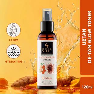 GOOD VIBE Ubtan De Tan Glow Toner For men & women 120ml Men & Women