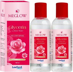 meglow Rose Water Toner with Glycerin For Nourished & Glowing Skin, Hydrating Face Mist Men & Women