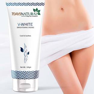 7 डेस V White Intimate Area Whitening Cream skin lightening cream private area