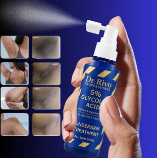 Dr rivo professional 5% Glycolic Acid Underarm Brightening Spray Treatment Exfoliating & Brightening Men & Women