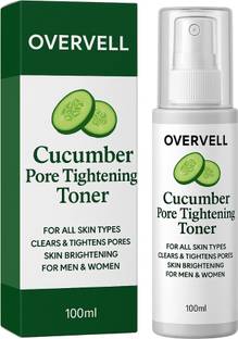 overvell Cucumber Pore Tightening Toner| Clears & Tightens Pores Men & Women Men & Women