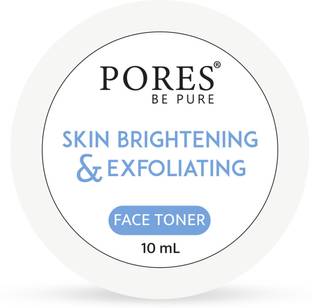 PORES BE PURE Skin Brightening Exfoliating Face Toner Skin Tone Correction Toner Men & Women