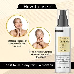 LootZoo Snail Mucin Repair Serum – Moisturizing & Revitalizing for Youthful Skin Men & Women