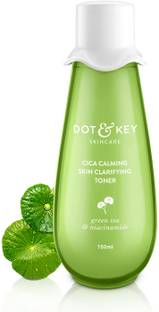 Dot & Key Cica Calming Skin Clarifying Toner with Green Tea,Niacinamide,for AcneProne Skin Men & Women