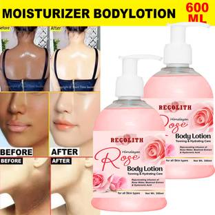 Regolith Rose Body Lotion Moisture Serum For Men & Women