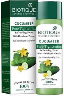 BIOTIQUE CUCUMBER PORE TIGHTENING REFRESHING TONER 120 ML X (COMBO 1) Men & Women