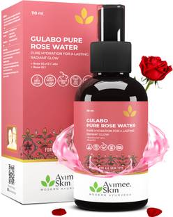 Avimee Herbal Gulabo Pure Rose Water | Toning | In-House Extraction | All Skin Types| Men & Women