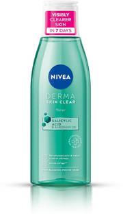 NIVEA Derma Skin Clear Toner with Salicylic Acid & Niacinamide | Controls Oiliness Men & Women