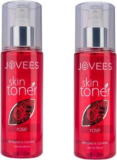 JOVEES Skin Toner - Rose (200ml) (Pack of 2) Men & Women