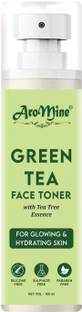 AroMine Green Tea Alcohol-Free Toner For Oily, Acne-Prone Skin | Clears & Tightens Pores Men & Women