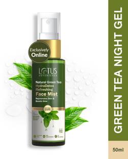 Lotus Botanicals Natural Green Tea HydraDetox Refreshing Face Mist|With Niacinamide Boosts Glow Men & Women