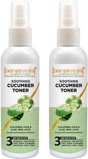 Aaryanveda Cucumber Toner Face Cleanser Improve Skin Tones Hydrates Skin Remove Deed Skin Men & Women