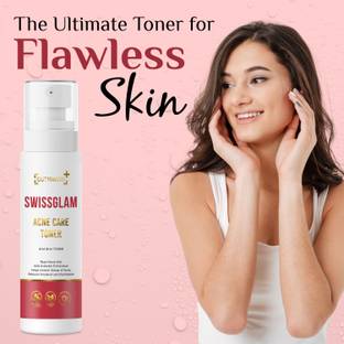 CUTISWISS Swissglam Acne Care Toner | Acne, Reduce & Hydrates skin | 100ml. Women