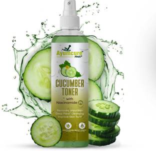 Ayumcure Cucumber & Niacinamide Toner | Pore Tightening, Brightening & Hydrating | Men & Women