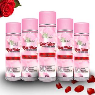BE HERBAL Pure & Natural Rose Water/Facial Toner for Skin, Men & Women (600ml) Men & Women