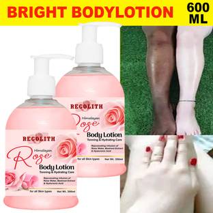 Regolith Rose Body Lotion Moisturizing Soothing With Rose Extract For Men & Women