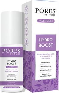 PORES BE PURE Hydro Boost Face Toner with Hyaluronic Acid Skin Men & Women