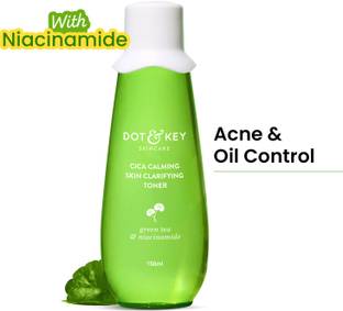 Dot & Key Cica Calming Skin Clarifying Toner with Green Tea,Niacinamide,for AcneProne Skin Men & Women