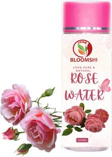 BLOOMSHI Rose Water Facial Mist Spray, 120ml Men & Women