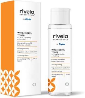 Rivela Dermascience Hazel Toner for Pore Tightening, Exfoliation & Soothing | Men & Women