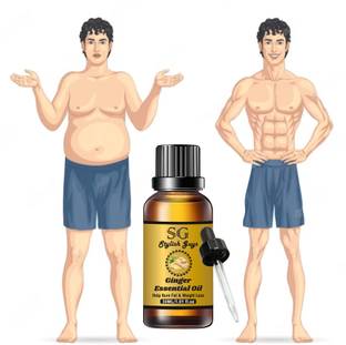 STYLISHGUYS FDA Certified 100% Pure Belly Drainage Ginger Essential Oil Slimming Oil