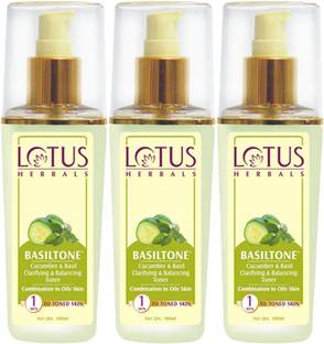 LOTUS HERBALS Basiltone Cucumber & Basil Clarifying & Balancing Toner Men & Women
