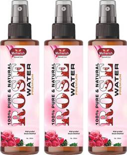 Mehwish 100% Pure & Natural Steam Distilled Kannauj Gulab Rose Water-Skin & Face Toner Men & Women