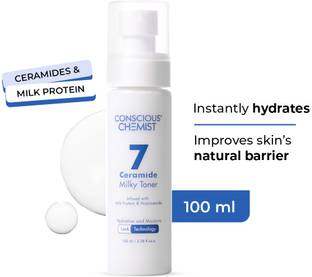 Conscious Chemist Hydrating Milky Face Toner | 7 Ceramide Complex & Niacinamide | For Smooth skin Men & Women