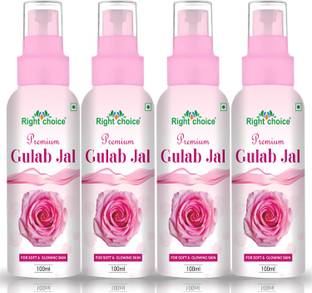 RIGHT CHOICE 100% Organic Rose Water - Toner,Cleanser,Nourishing for Skin Care Men & Women